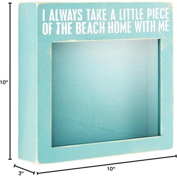 Primitives by Kathy Seashell Holder - Coastal Decor, Glass Display - Picture 4 of 6